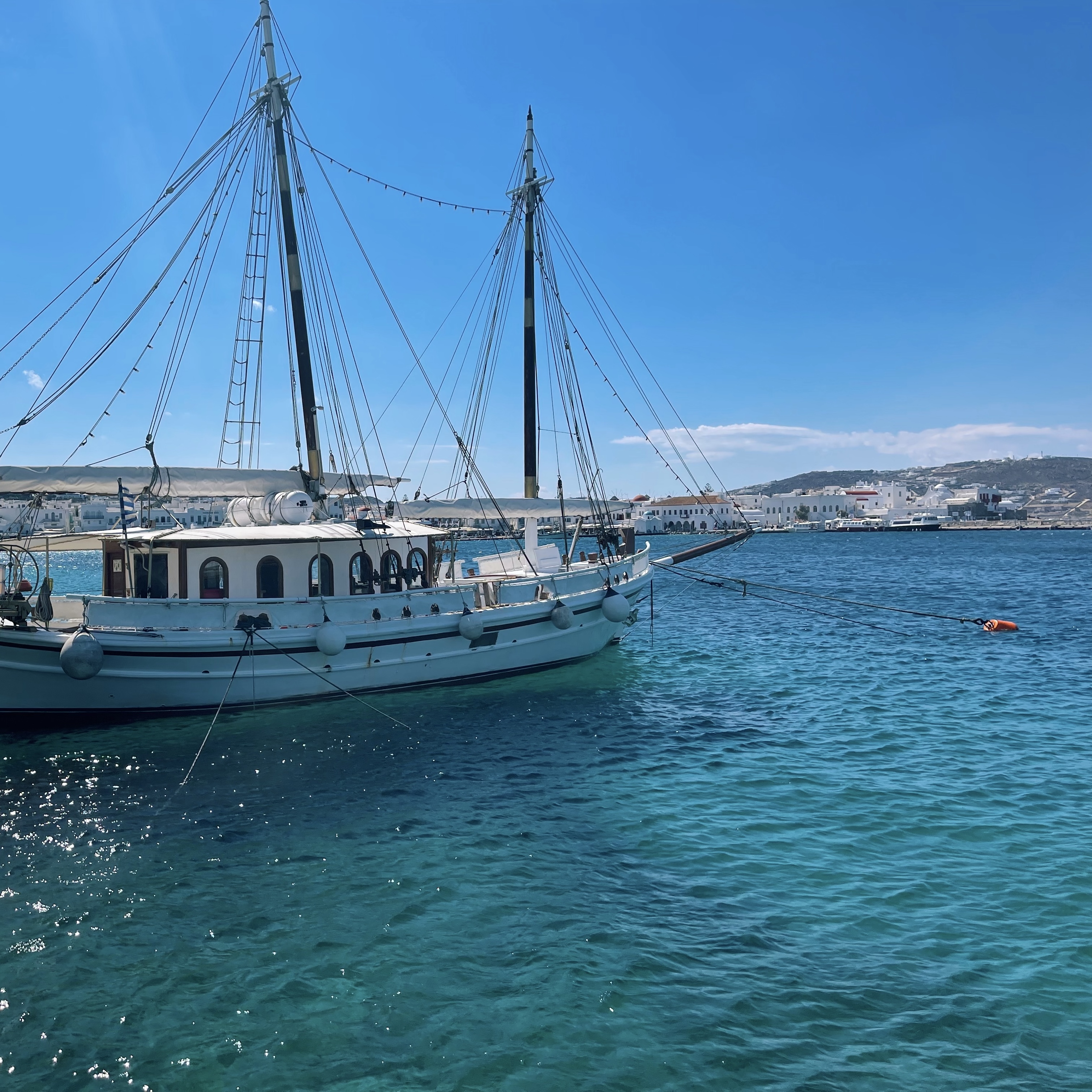 a picture of greek sea